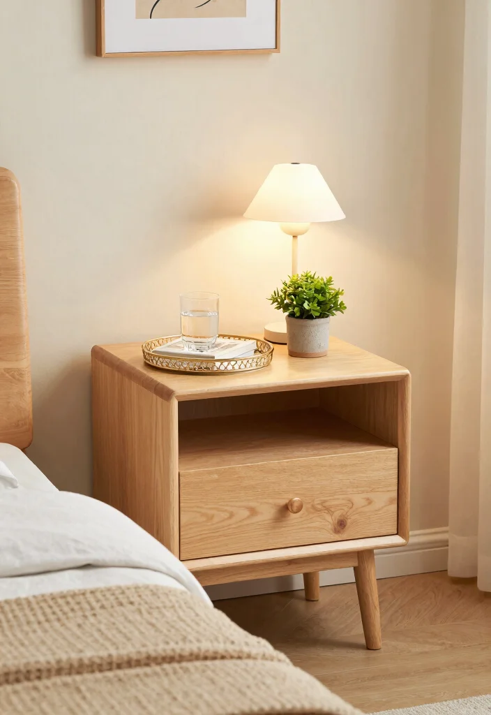 16 Single Mom Bedroom Ideas: Calm, Practical, and Cozy - 3. Functional Nightstands 1