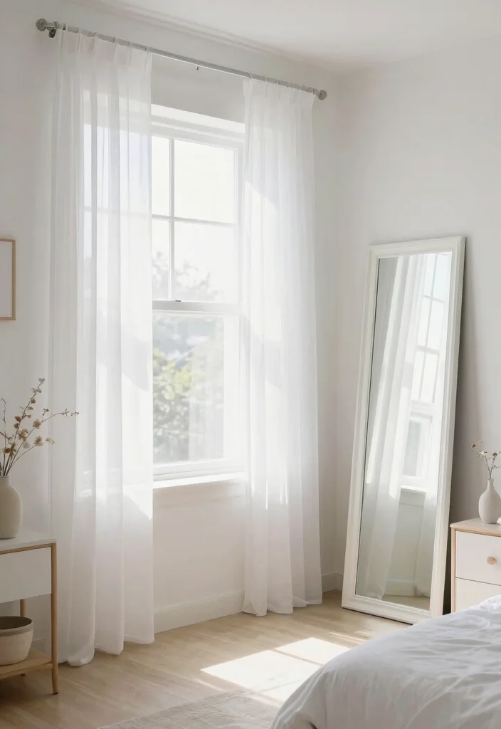 16 Small White Bedroom Ideas Bright Clean and Airy - 3. Utilize Natural Light 1