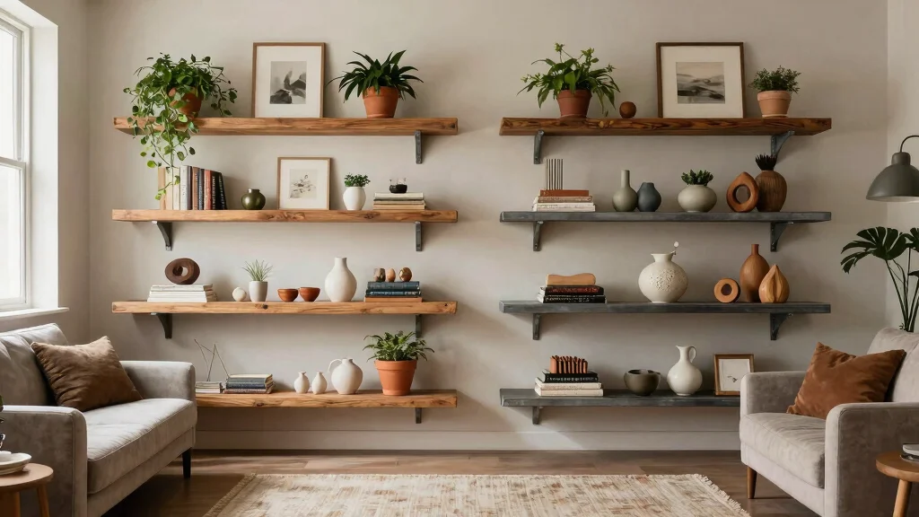 16 Wall Shelf Decor Living Room Ideas: Practical and Chic