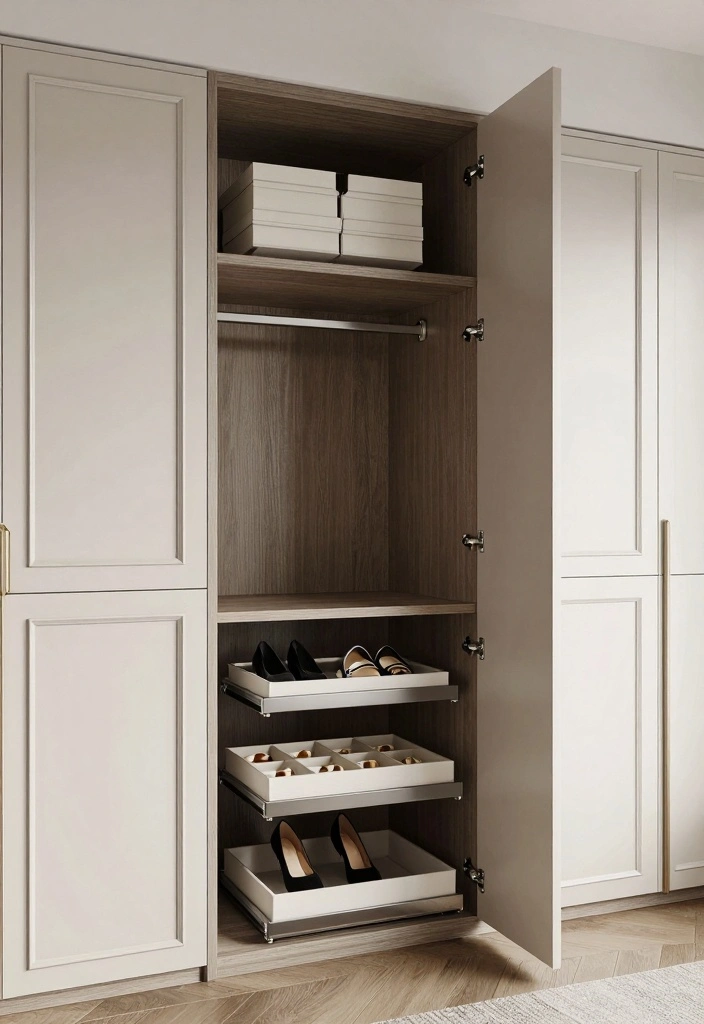17 Bedroom With Dressing Room Ideas Functional Luxury - 11. Integrated Closet Systems 1