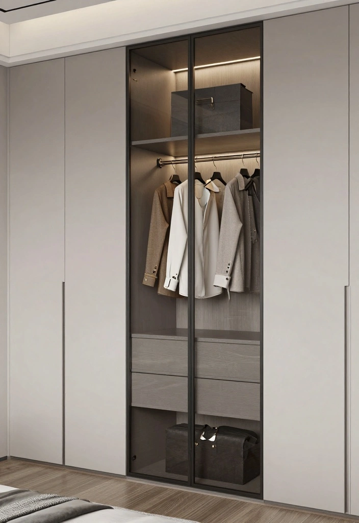 17 Bedroom With Dressing Room Ideas Functional Luxury - 13. Modern Wardrobe Displays 1