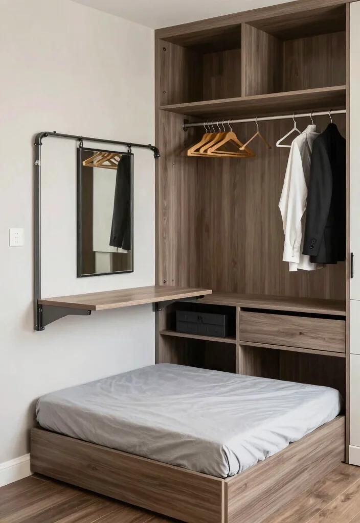 17 Bedroom With Dressing Room Ideas Functional Luxury - 5. Smart Space-Saving Solutions 1
