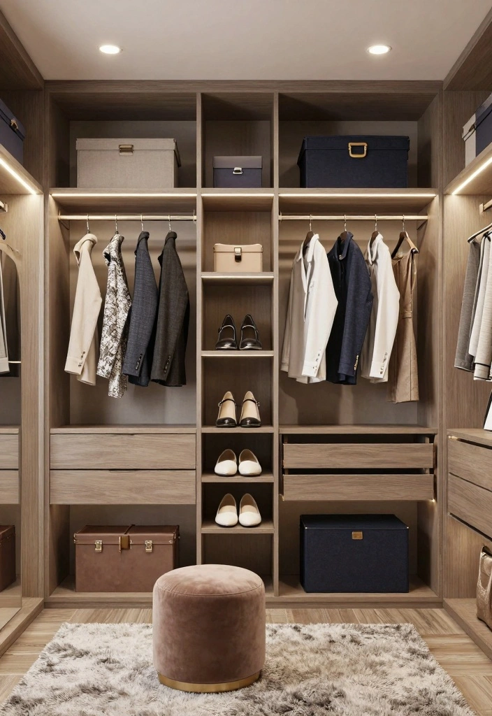 17 Bedroom With Dressing Room Ideas Functional Luxury - 6. Stunning Walk-In Closet 1
