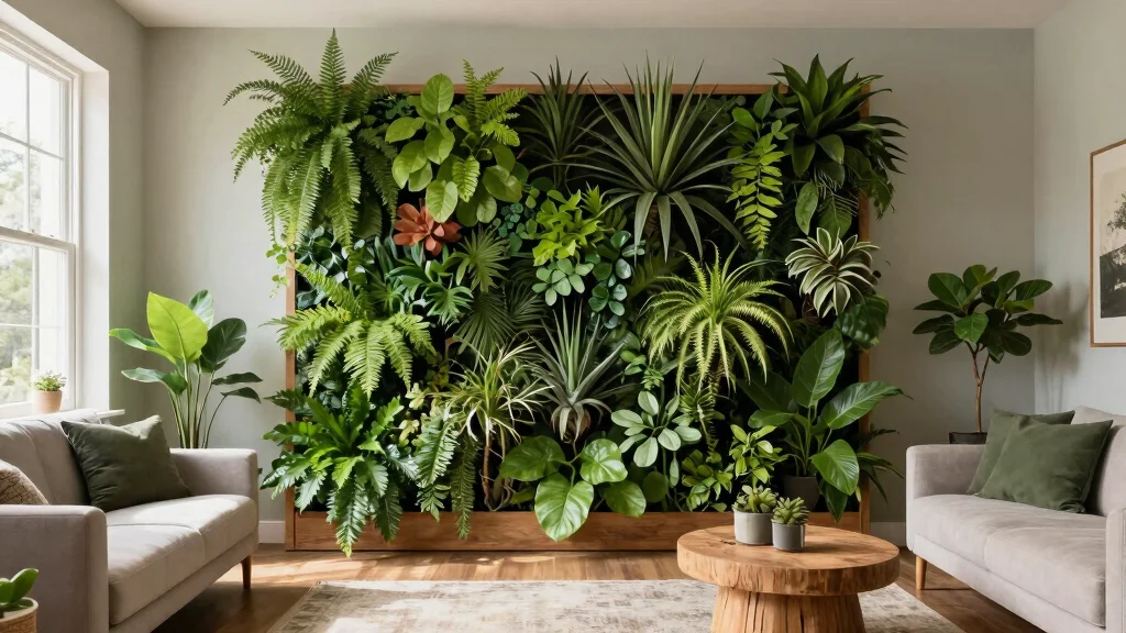 17 Living Room Plant Wall Ideas Fresh Lush Impact