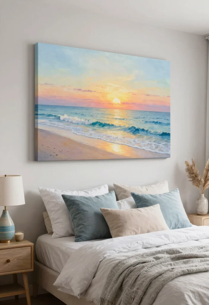 17 Painting Ideas on Canvas for Bedroom Artistic Touch - 16. Inspirational Landscapes 1