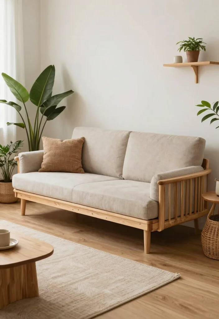 17 Sofa Bed Living Room Ideas for Smart, Flexible Living - 11. Eco-Friendly Options 1
