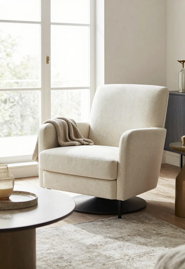 18 Accent Chairs Living Room Ideas Stylish Extra Seating - 11. Swivel Chairs for Dynamic Spaces 1