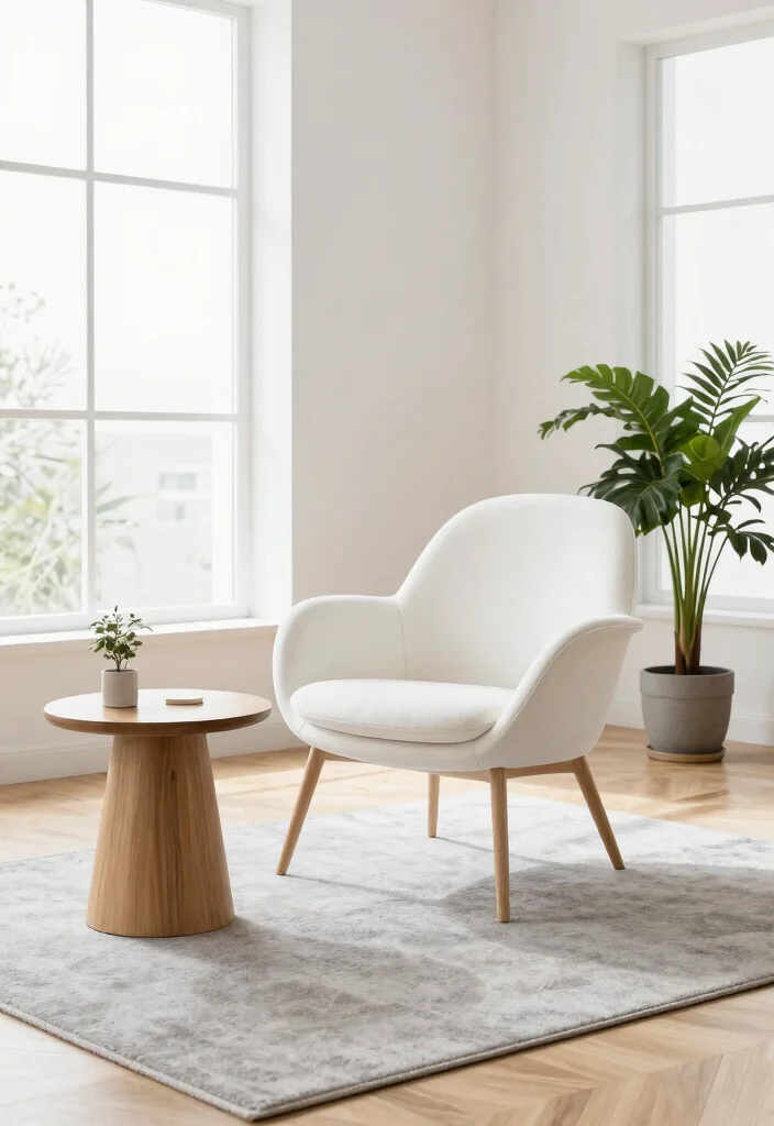 18 Accent Chairs Living Room Ideas Stylish Extra Seating - 2. Minimalist Chic for Clean Lines 1