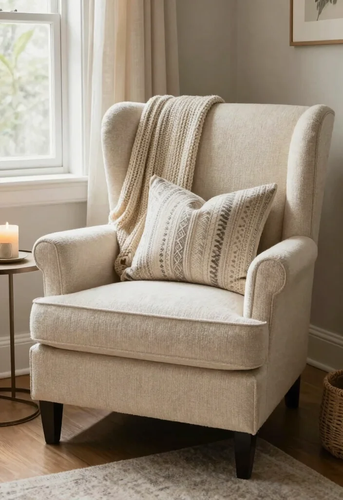 18 Accent Chairs Living Room Ideas Stylish Extra Seating - 6. Textured Fabrics for Added Comfort 1