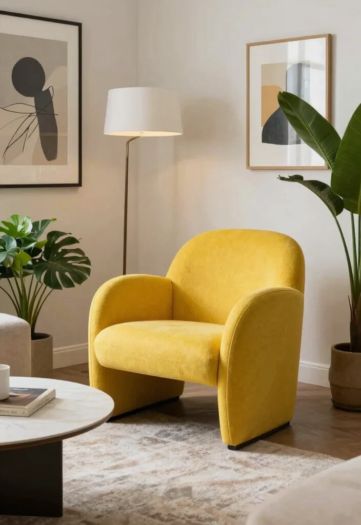 18 Accent Chairs Living Room Ideas Stylish Extra Seating - 7. Fun Shapes for Unique Style 1
