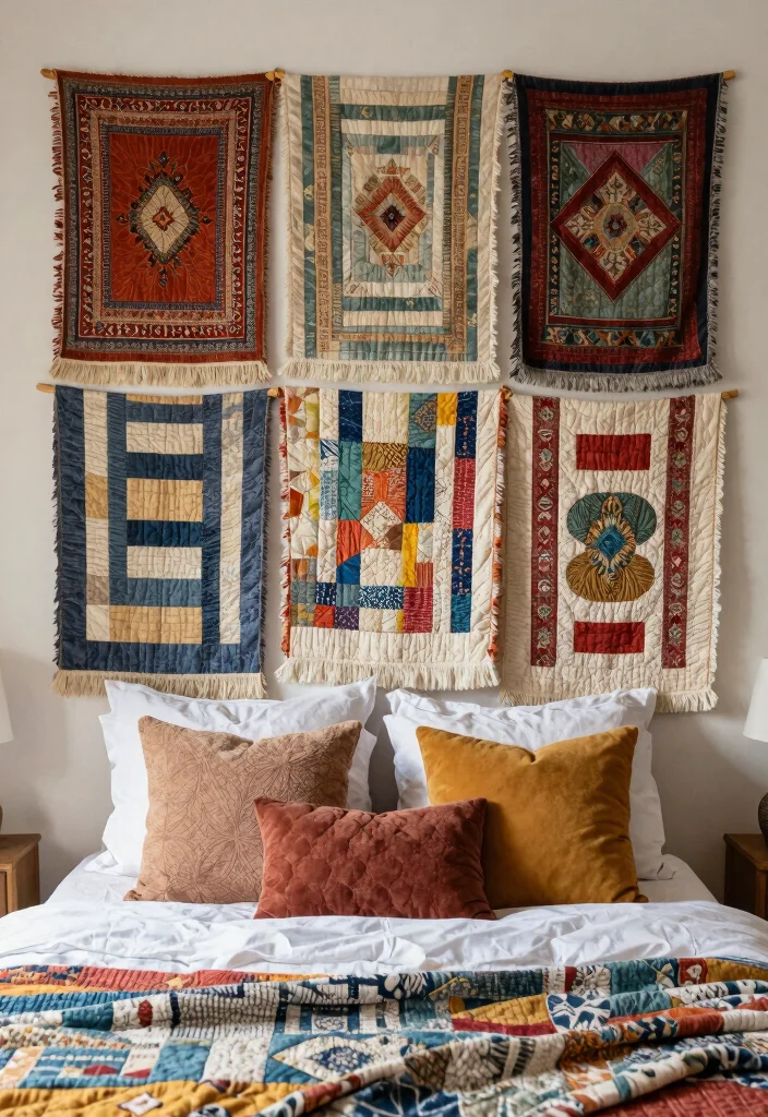 18 Bedroom Back Wall Design Ideas: Stylish Focal Points - 10. Layered Textiles 1