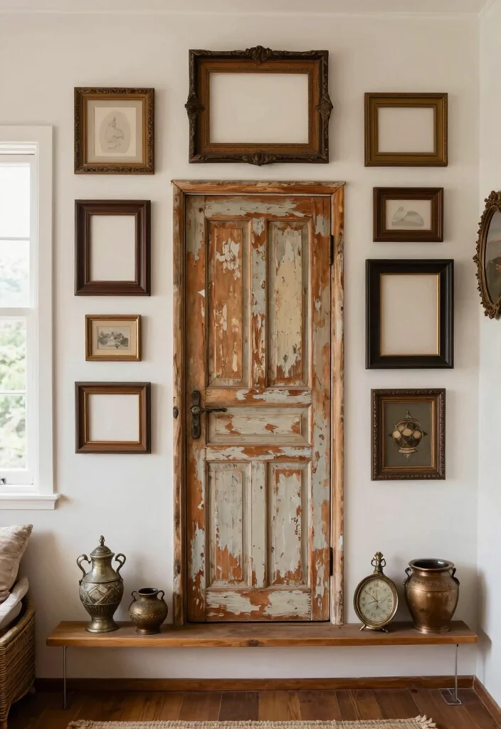 18 Bedroom Back Wall Design Ideas: Stylish Focal Points - 12. Vintage Finds 1