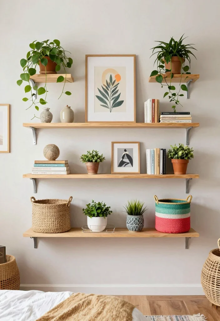 18 Bedroom Back Wall Design Ideas: Stylish Focal Points - 14. Creative Storage Solutions 1