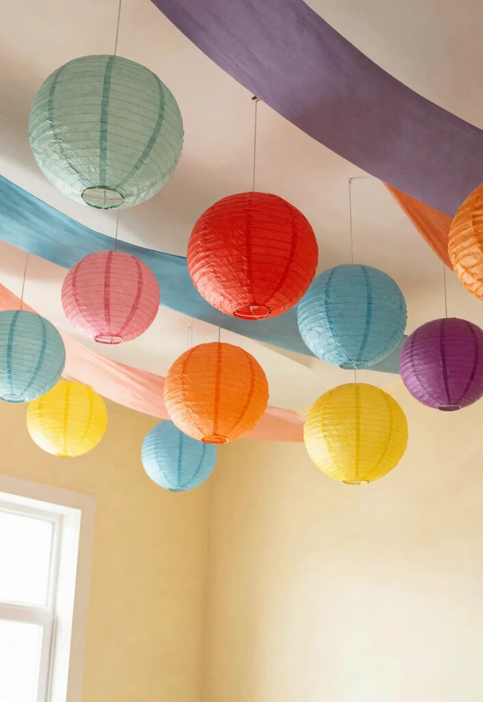 18 Cute Bedroom Ideas for Teens: Fun Stylish Spaces - 13. Whimsical Ceiling Decor 1