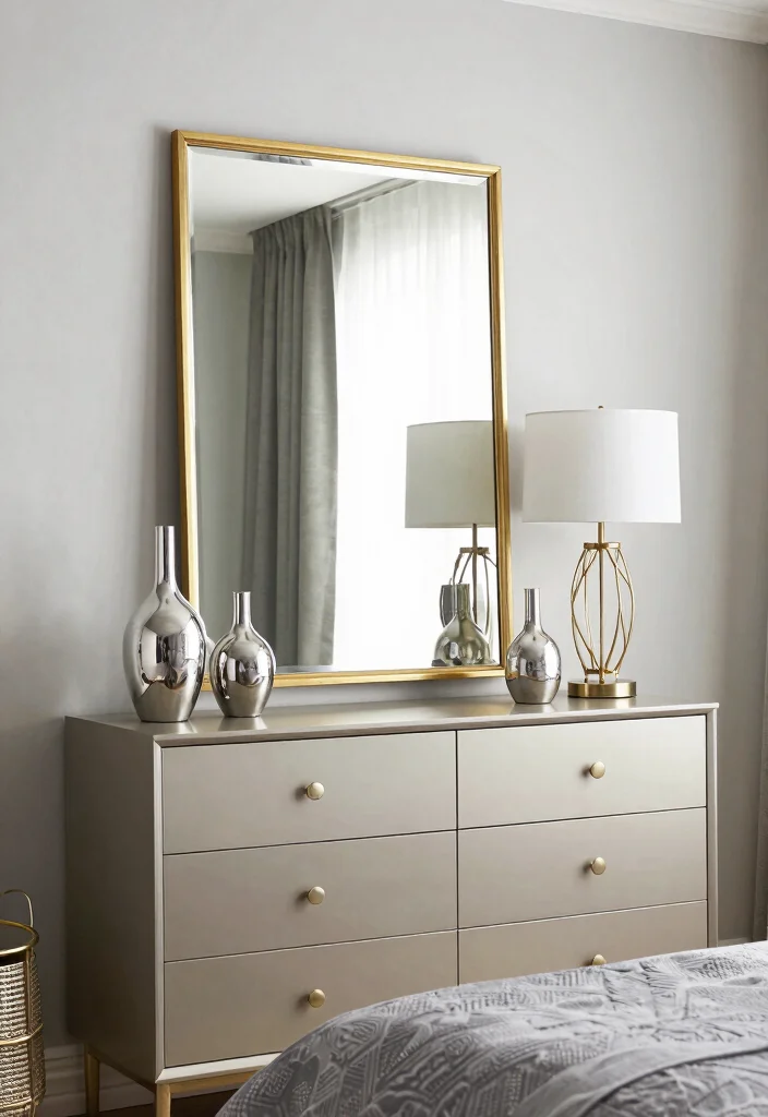 18 Cute Bedroom Ideas for Teens: Fun Stylish Spaces - 18. A Touch of Metallic Accents 1