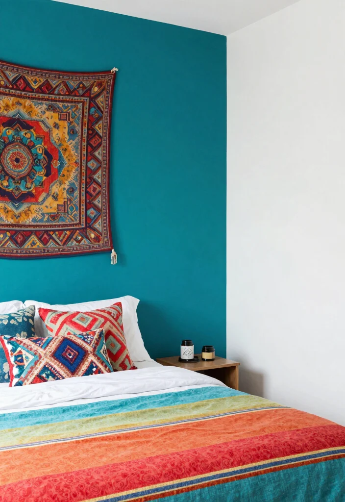 18 Cute Bedroom Ideas for Teens: Fun Stylish Spaces - 3. Colorful Accent Walls 1
