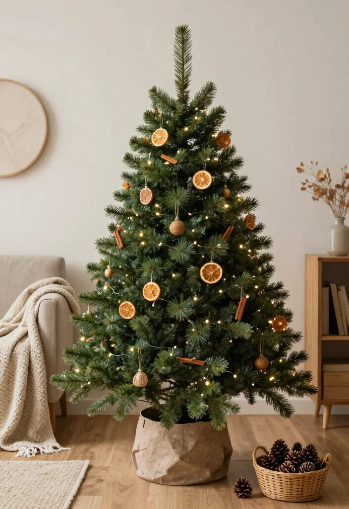 18 Living Room Xmas Decor Ideas Cozy Festive Magic - 1. Eco-Friendly Christmas Trees 1