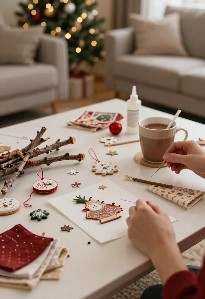 18 Living Room Xmas Decor Ideas Cozy Festive Magic - 2. Handmade Holiday Ornaments 1