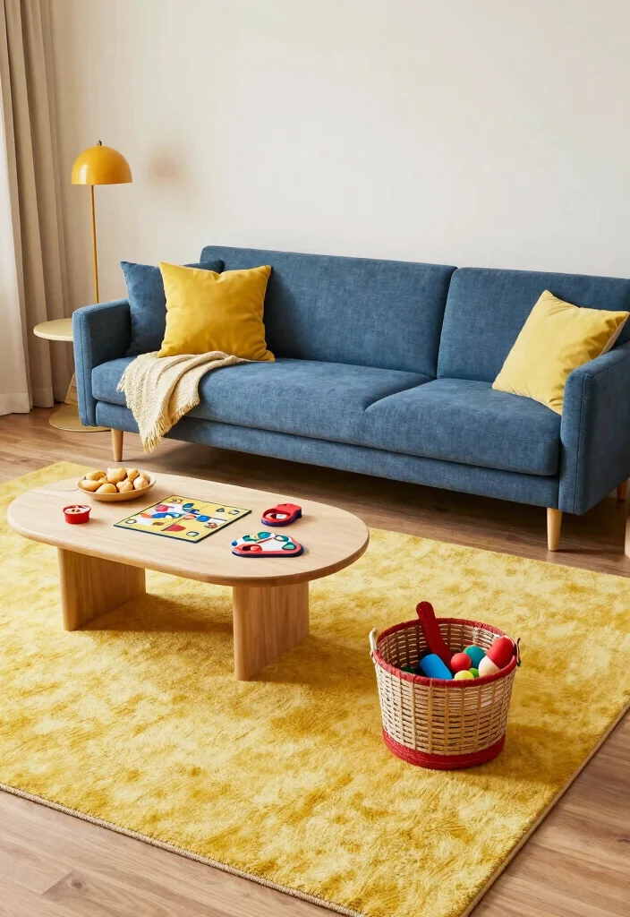 18 Mario Bellini Sofa Living Room Ideas: Iconic Statement Style - 13. Family-Friendly Comfort 1