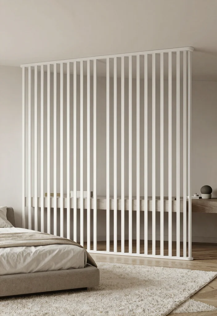 18 PVC Ceiling Design Bedroom Ideas for Modern Affordable Style - 6. Minimalist PVC Slats for a Contemporary Edge 1
