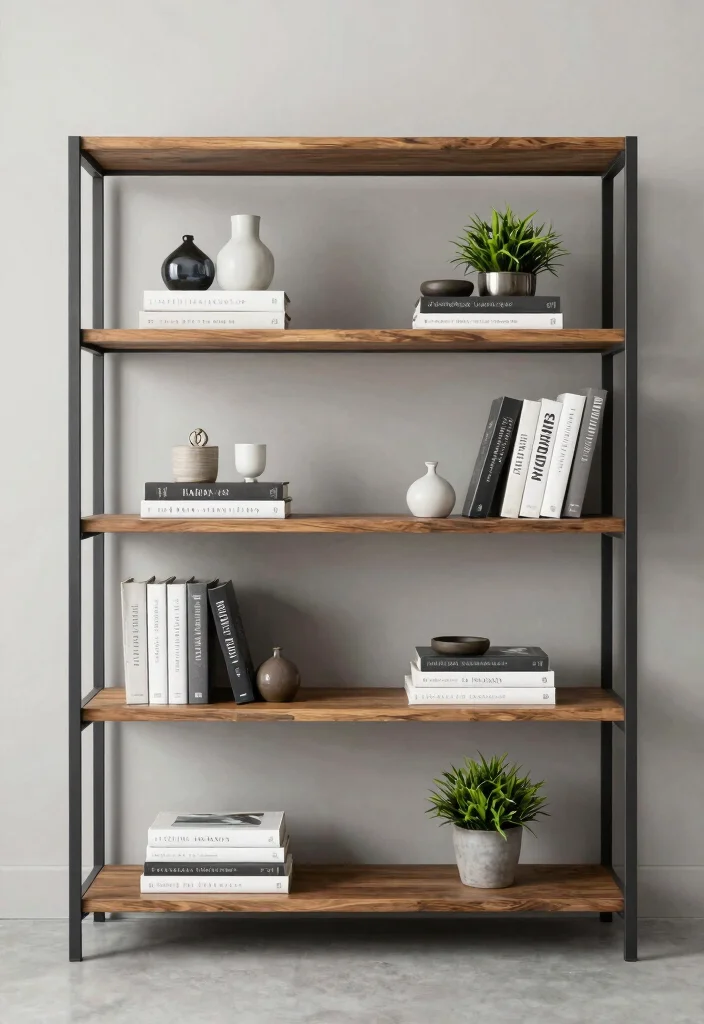 18 Small Bedroom Ideas for Men: Minimalist, Clean, and Modern - 5. Open Shelving for Display 1