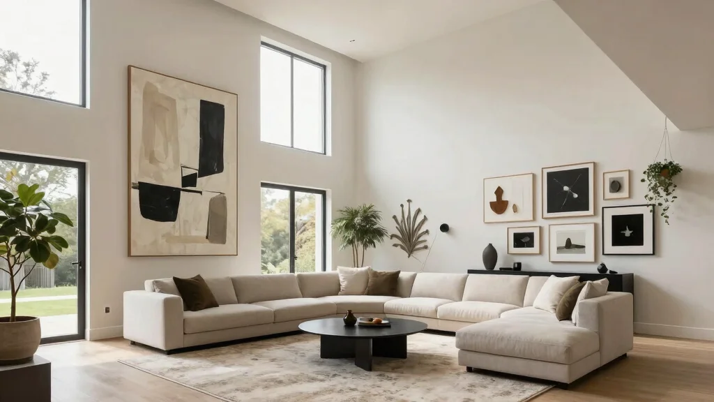 18 Two Story Living Room Wall Decor Ideas for Grand Scale Impact