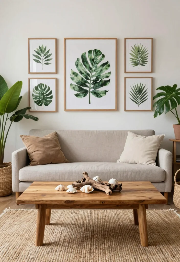 18 Unique Living Room Decor Ideas One of a Kind Style - 14. Nature-Inspired Decor 1