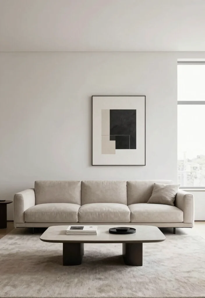 18 Unique Living Room Decor Ideas One of a Kind Style - 15. Minimalist Accents 1