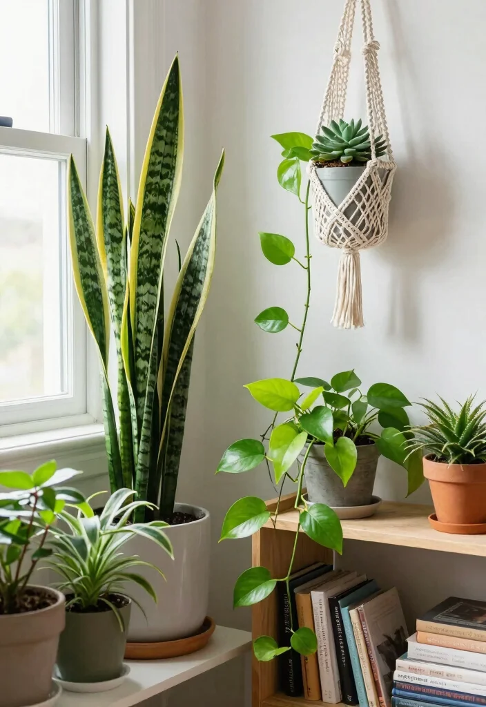 18 Unique Living Room Decor Ideas One of a Kind Style - 6. Indoor Plants 1