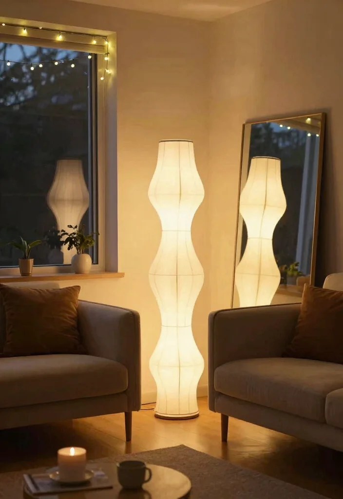 18 Unique Living Room Decor Ideas One of a Kind Style - 8. Creative Lighting Solutions 1