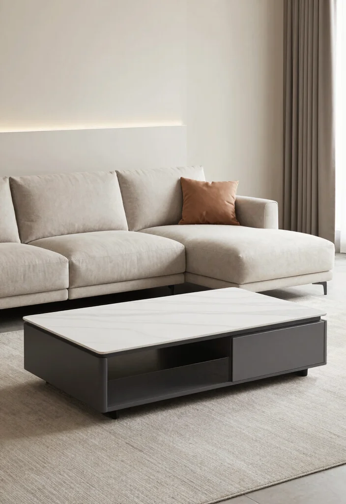 19 Decor Living Room Ideas: Easy Ways to Refresh Your Space - 12. Use Multi-Functional Furniture 1