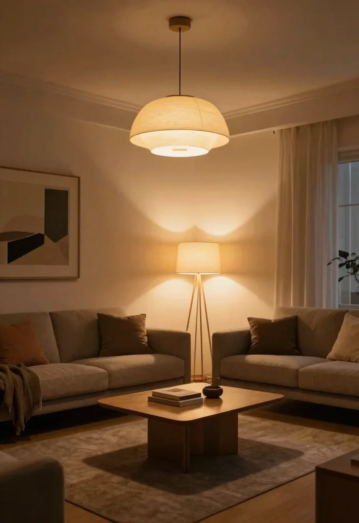 19 Decor Living Room Ideas: Easy Ways to Refresh Your Space - 3. Layer Your Lighting 1