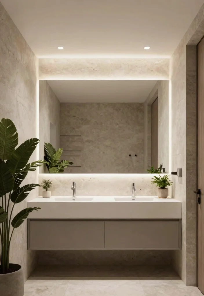 12 Bathroom Ceiling Lighting Ideas That Brighten Without Glare - 1. Recessed LED Lighting 1
