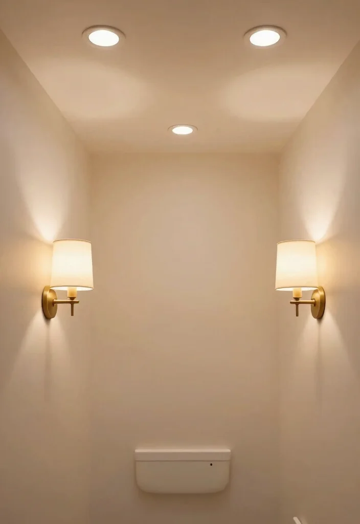 12 Bathroom Ceiling Lighting Ideas That Brighten Without Glare - 10. Layered Lighting Techniques 1