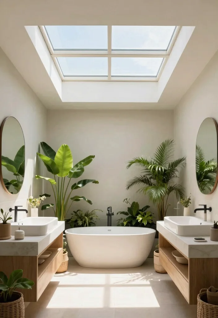 12 Bathroom Ceiling Lighting Ideas That Brighten Without Glare - 4. Skylights 1