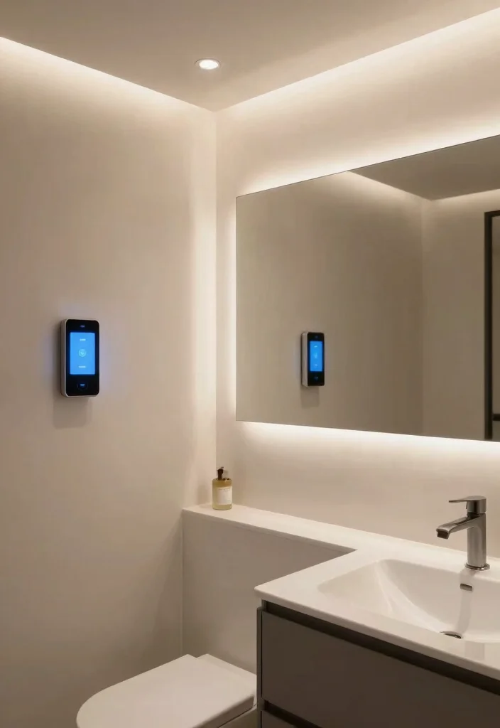 12 Bathroom Ceiling Lighting Ideas That Brighten Without Glare - 7. Smart Lighting Solutions 1