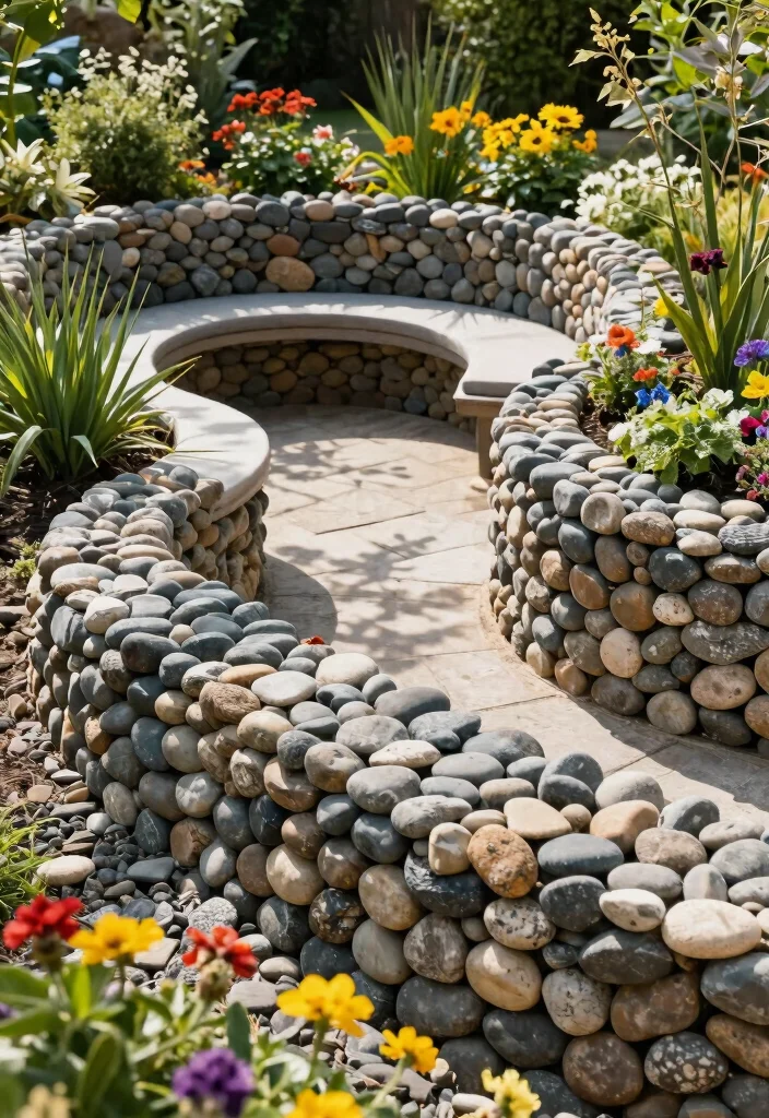 12 Cheapest Fence Ideas That Actually Look Good From the Street - 11. Gabion Fences 1