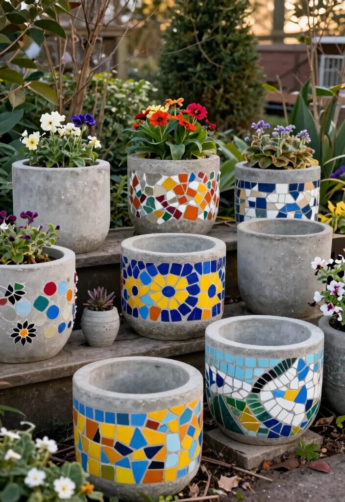 12 Concrete Planter Boxes That Don't Crack in Winter Freeze - 4. Customizable Concrete Planters 1