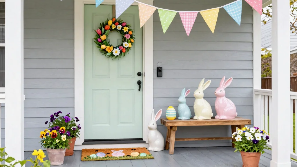 12 Easter Porch Decor Ideas That Survive Wind and Rain