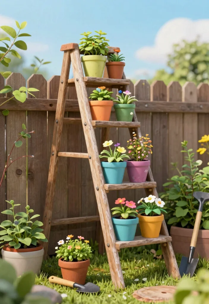 12 Easy Raised Garden Beds That Build in Under an Hour - 5. Ladder Garden 1