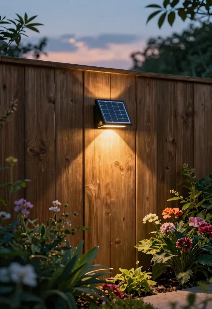 12 Fence Lighting Ideas That Install Without Drilling or Wiring - 6. Solar Wall Sconces 1