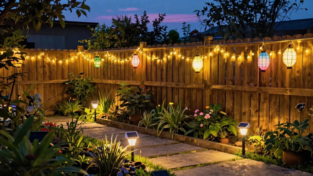 12 Fence Lighting Ideas That Install Without Drilling or Wiring