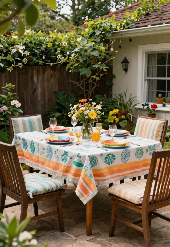 12 Pallet Table Outdoor Ideas That Hold Up Through Rain - 11. Pallet Dining Table Set 1