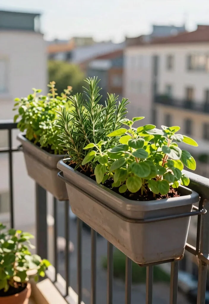 12 Small Balcony Decor Indian Ideas for Tight City Spaces - 5. Use of Railings for Planters 1