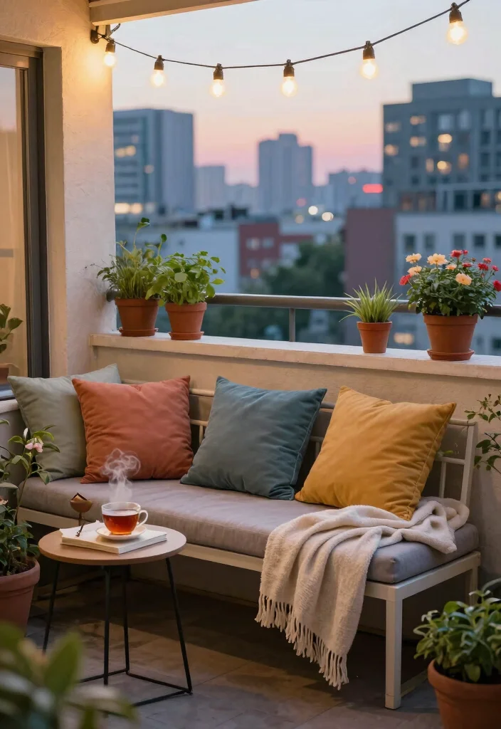 12 Small Balcony Decor Indian Ideas for Tight City Spaces - 6. Cozy Seating Areas 1