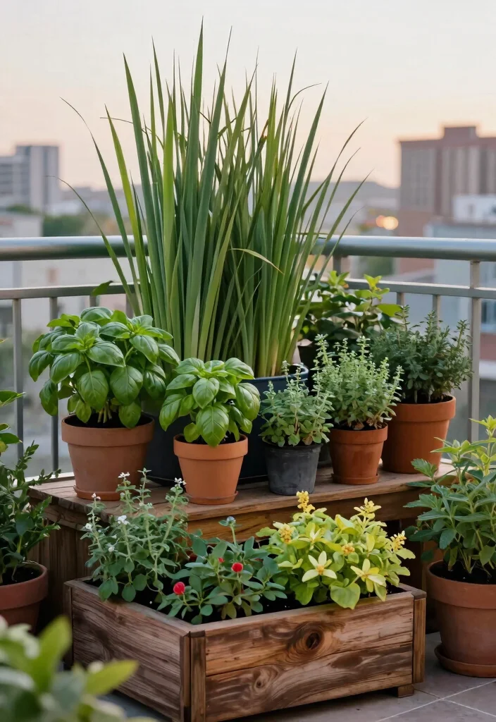 12 Small Balcony Decor Indian Ideas for Tight City Spaces - 9. Layering Plants for Depth 1