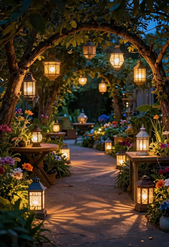 12 Solar Lights Ideas Outdoor Walkway Paths That Stay Lit All Night - 1. Charming Solar Lanterns 1