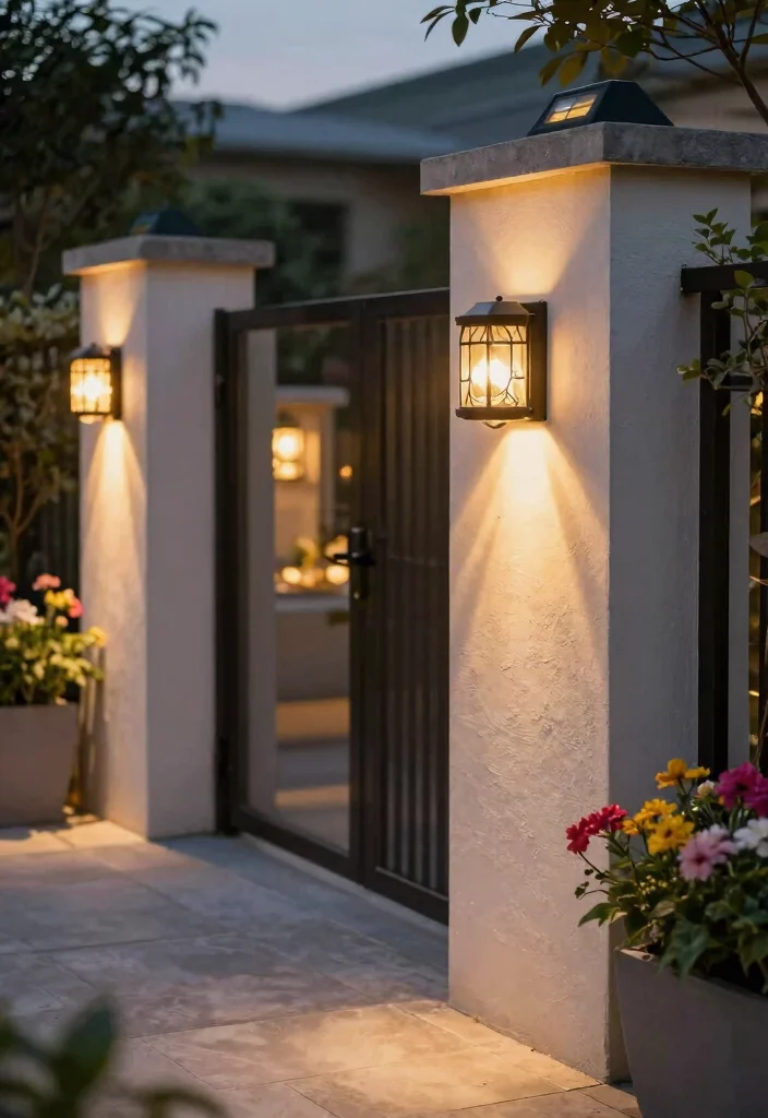12 Solar Lights Ideas Outdoor Walkway Paths That Stay Lit All Night - 12. Decorative Solar Sconces 1