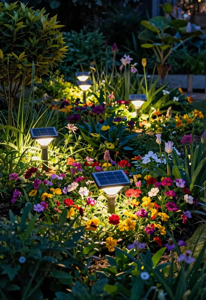 12 Solar Lights Ideas Outdoor Walkway Paths That Stay Lit All Night - 5. Decorative Solar Spotlights 1