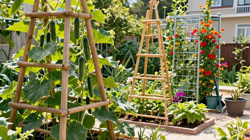 12 Trellis Ideas for Cucumbers That Support Heavy Vines and Keep Fruit Off the Ground